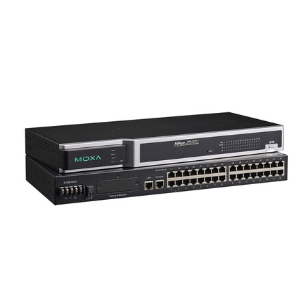 Moxa 32Ports Rs-232/422/485 Secure Device Server, 48Vdc NPort 6650-32-48V